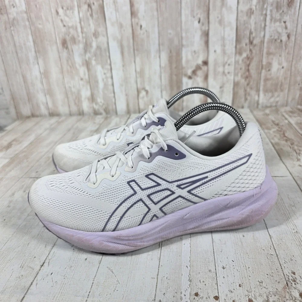 Asics Gel-Pulse 15 Womens Running Shoes White Lilac 1012B593 Size 8.5